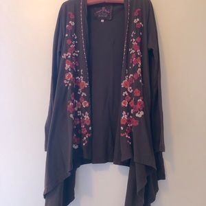JWLA embroidered cardigan.